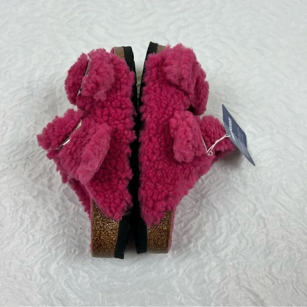 Birkenstock Arizona Kids Shearling Sandals Pink 35